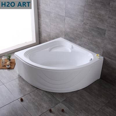 China Leg Tubs Structure Acrylic Corner Bathtub with Removable Panel and Skirt Disassembled for sale