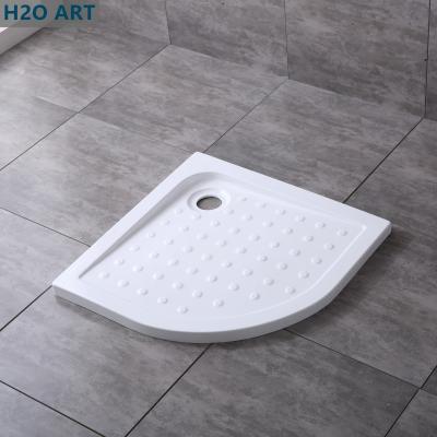 China HA-TF01 Corner Acrylic Shower Base Bathtub Tray Shower Plate with Yes Skirt Structure for sale