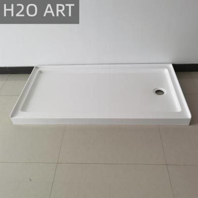 China Rectangular Acrylic Shower Base 60X32 prime for Canada Market Waste Hole 95mm Dimater for sale