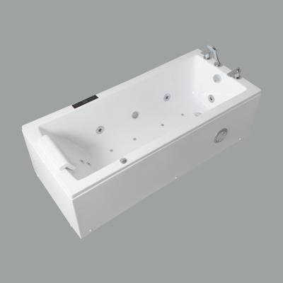 China Assembled Panels for 1700mm Rectangular Hydro Massage Acrylic Bathtub Initial Payment for sale