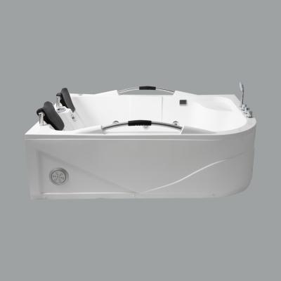 China Outdoor SPA Customized Corner Hot Bath Tub Acrylic Whirlpool Massage Bathtub for 2 Person for sale