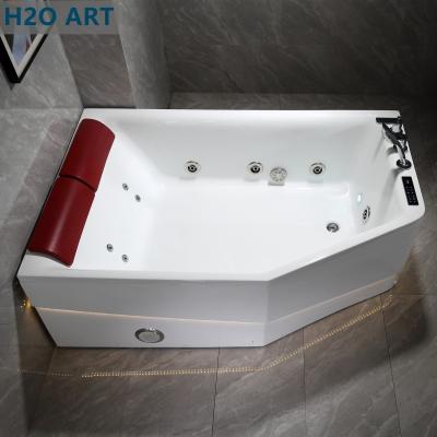 China HA-J21 Freestanding Acrylic Bathroom Massage Bathtubs Whirlpools for Modern Bathrooms for sale