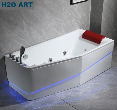 China European Indoor Acrylic Massage Bathtubs Freestanding Whirlpools for Relaxing Massage for sale