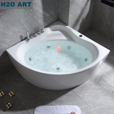 China Corner Acrylic Massage Bathtub Whirlpools SPA Tub Hand Controlled for Precise Control for sale