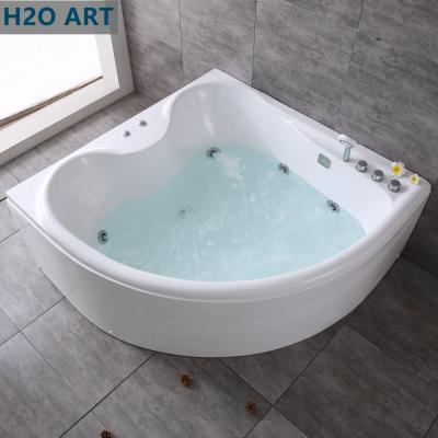 China Corner Acrylic Bathtub with Digit Computer Panel Massage Whirlpool Bath from Trusted for sale