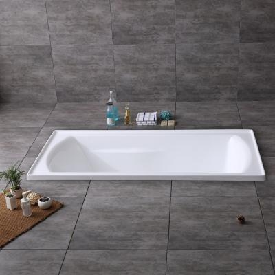 China Stylish and Durable Australian Topmount Simple Acrylic Bathtub Drop in Full Payment for sale