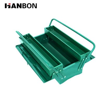 China High quality Suitable and fashional double empty tool box, double layers metal tool box for sale