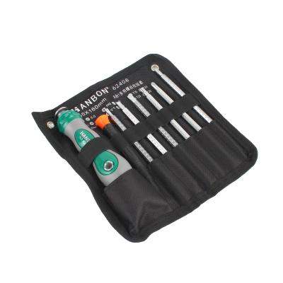 China Multi Functional 8 In 1 Precision Screwdriver Set Computer Repair Tool Kit Pc Screwdriver Set With Magnetic Bag for sale