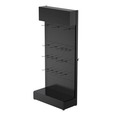 China Custom Double Sided Shop Mounts Accessories Cell Phone Filters Metal Display Stand Stationery Hanging Tools Show Rack for sale