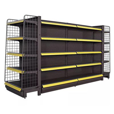 China Double Sided Custom Grocery Display Racks /shelves For General Grocery Supermarket Shelf Gondola Shelving for sale