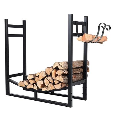 China Outdoor Firewood Storage Rack Firewood Rack Double Sided Heavy Duty Wooden Log Rack Firewood Rack OEM/ODM for sale