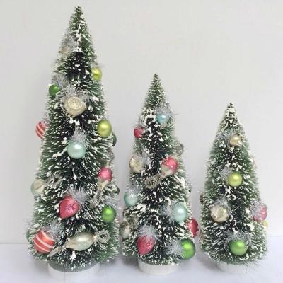 China best natural sisal selling bottle brush tree with plastic ball for sale