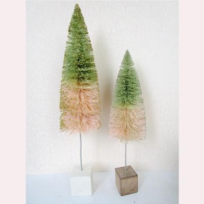 China 2021 Rattan Rattan Christmas Tree with Plant's Glitter for sale