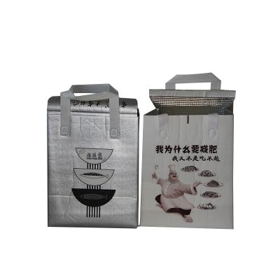 China Wholesale Customized Waterproof Thermal Insulated Thermal Insulation Bags Reusable Lunch Bag With Handle for sale