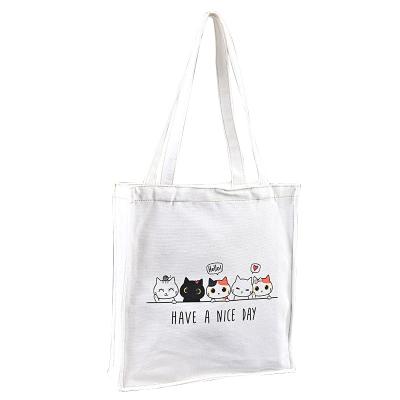 China Customization Printing Reusable Cheap Wholesale Blank With Logo Canvas Tote Bag For Shopping for sale