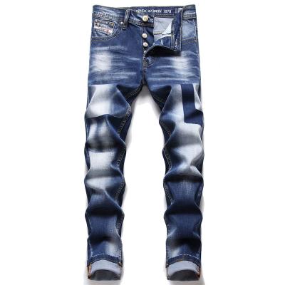 China Fashion QUICK DRY Jogger Streetwear Mens Blue Jeans Pants For Men Stretch Jeans for sale