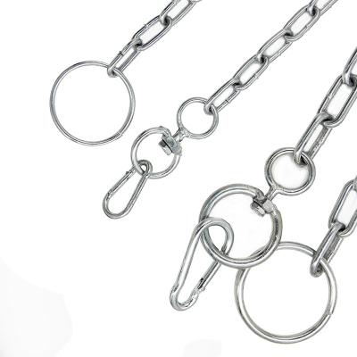 China Durable Heavy Pet Chrome Plated Steel Chain Dog Training Hot Sale Pet Training Chain for sale