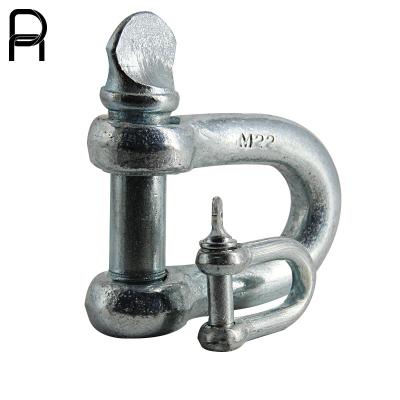 China Heavy Industry Factory D Shackle Stainless Steel And Rigging Adjustable Shackle Anchor Shackle for sale