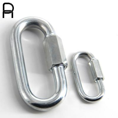 China Durable Climbing Mountaineering Spring Hook Squash Type Carabiner Hook For Outdoor for sale