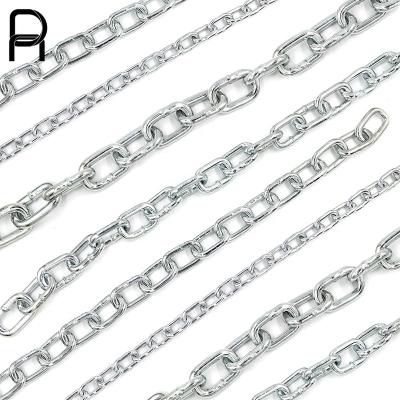 China Decoration size can be customized Din5685A g80 loading lifting chain welded stainless steel twist link chain for sale