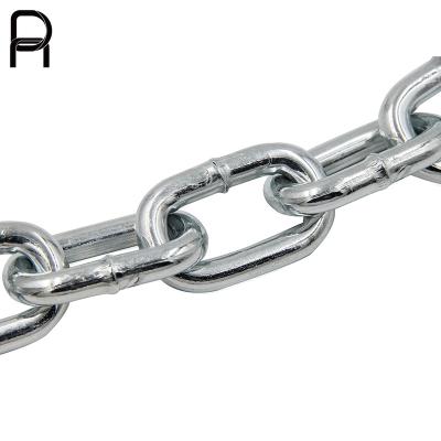 China Decoration factory direct sales high strength welded chain din5685A galvanized short link chain for sale