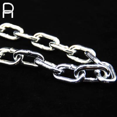 China Decoration precision machining german standard link chain din5685A high quality short link chain for sale