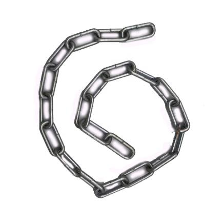 China High Strength Low Carbon Steel Hardware Link Chain Long Welded Galvanized Din5685 Link Chain for sale