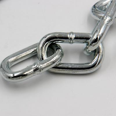 China Decoration Factory Price G30 DIN5685A Low Carbon Steel Link Chain Galvanized Welded Link Chain for sale