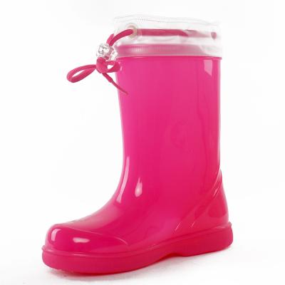 China Anti-Slip Lightweight Cheap Rain Boots For Kids Custom Design Rain Boots With PVC for sale