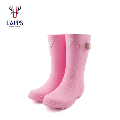 China Fashion Trend Best Waterproof Fancy Ankle Rain Boots Black Rubber Boots Pink Women Rain Boots for sale