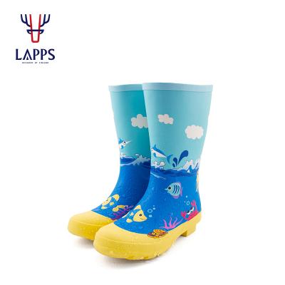 China Fashion Trend Cartoon Printed Rain Boots Waterproof Durable Shoes For Kids for sale