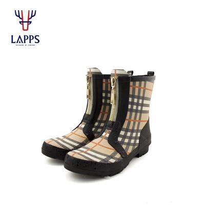 China 35-40 Lapps anti-skid women's shoes rain boots waterproof rubber ankle boot shoes for rain day 2021 new laceless short rubber boot for sale