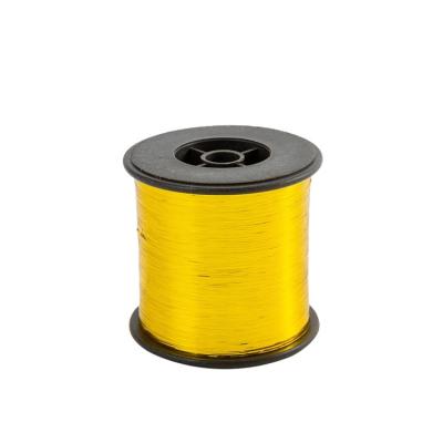 China Factory Wholesale Elastic Gold Polyester Metallic Thread PET M Type for sale