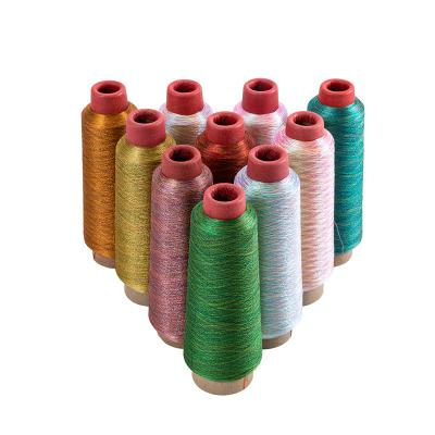 China Factory Supplier Good Quality Multicolor St MS MS Anti-UV TYPE Gold Silver Lurex Metallic Yarn for sale