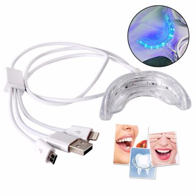 China Home Laser Teeth Whitening / Effective Blue Light Tooth USB Whitening Dental Instrument LED Light Teeth Cold Accelerator Bleaching Care Lamp Instrument for sale