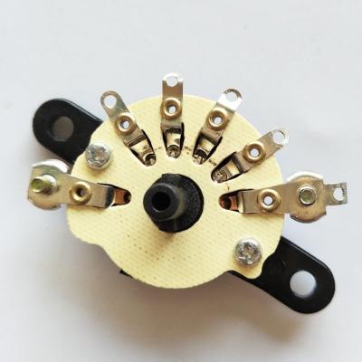 China New Design 1A~250V 7 Position 5 Speed ​​Home Appliance 30 Degree Fan-shaped Rotary Switches for sale