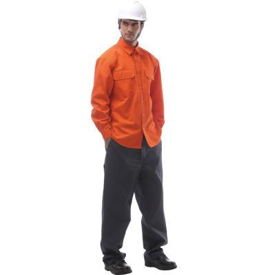 China FR Overall Flame Retardant Clothing Industry Construction Workwear Safety Workwear Uniform Coverall for sale