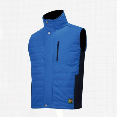 China Industry Workwear Fashion Vest Customize Men Safety Construction Apparel Work Wears Vest for sale