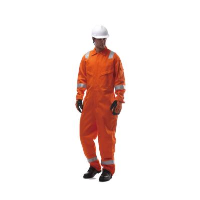 China Safety Industry Workers Men's Workwear Coverall Flame Retardant Hi Strength Reflective Overall Clothing for sale