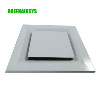 China Easy Installation Flat Plate Square Air Diffuser Offer Air Ventilation Grille for sale