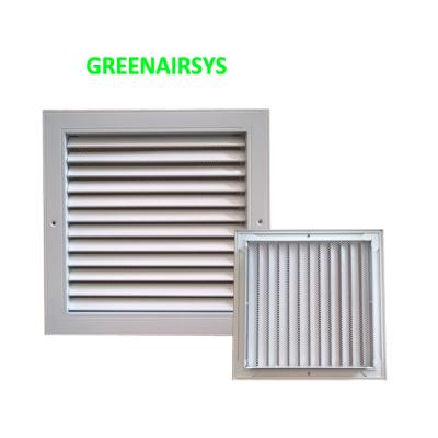 China Customized Size Air Canopy Bathroom Available Square Return Vent With Mesh Filter for sale