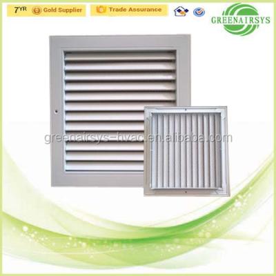 China External Blade 30 Degree Wall Decoration Exhaust Air Vent Grille Fan Fixed Parts Air Conditioner With Filter for sale