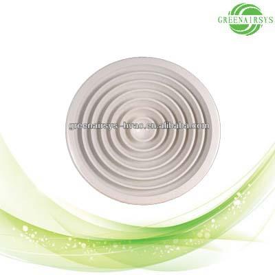 China The airflow surface size can be adjusted by adjusting the circular aluminum core ceiling diffuser with adjustable Damper / FYS-A for sale