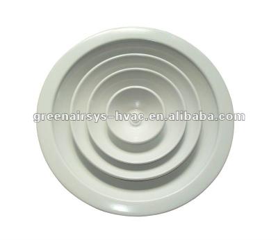 China Circular Ventilation Ceiling Diffuser, Adjustable Ceiling Diffuser, Supply Round Air Vent Grille for sale