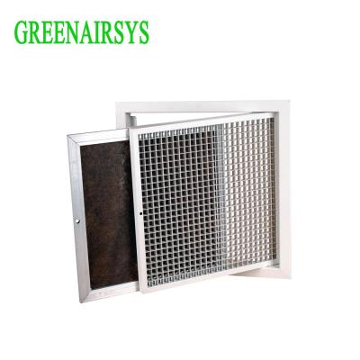 China Contemporary egg crate air vent with removed filter air contitioner (HVAC) grille for sale