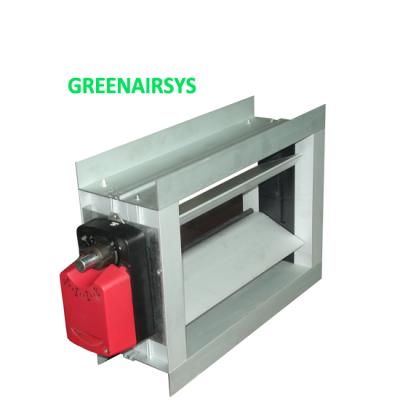 China Galvanized Electric Multi-leaf Leaf Regulating Valve Volume Control Damper for sale