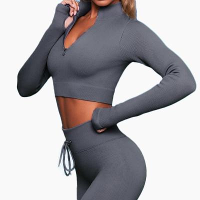 China Solid Color Antibacterial Women's Push Ups Yoga Sports Bra Backless Bare Top Yoga Fitness V-Neckline Anti-shock Shockproof Bra for sale