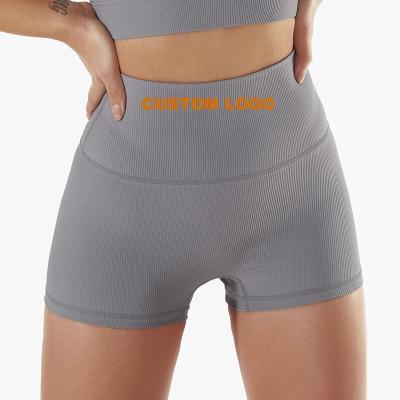 China New Antibacterial Sports Belly Fitness Shorts Hip Lift Naked Yoga Pants Women's High Waist Slim Sports Tights Butt Lift Leggings for sale