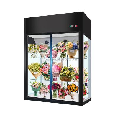 China For Gass Door Commercial Use 2/3/4 Door Flower Florist Fresh Upright Refrigerator/Chiller/Refrigerator/Refrigerator for sale