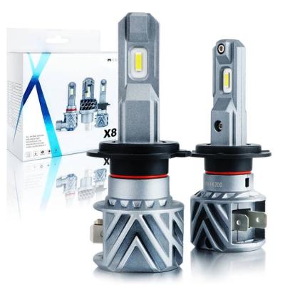 China BULBTEK CHEROKEE Car Accesorios Para Coches X8 H7 Automotive High Low Beam 6000K H7 LED Headlight Bulb (KL) for sale